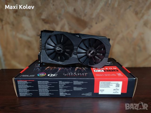 Видеокарта ASUS ROG RX 570 4gb Перфектно състояние!!!, снимка 1