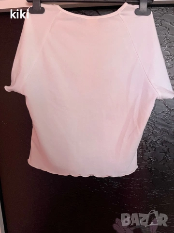 Forever 21 M-L Бяла блуза/топ/ с щампа , снимка 4 - Корсети, бюстиета, топове - 53401516