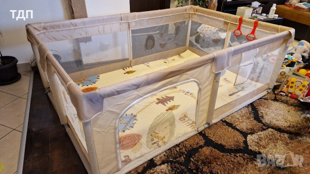 Комплект кошара за игра "Таралежче" 120/180 см + килимче