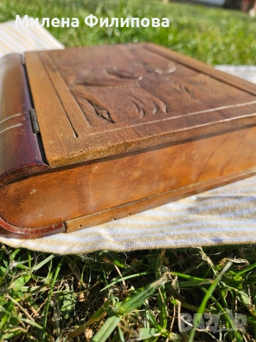 Резбована кутия, снимка 7 - Други - 50476463