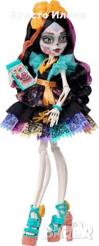 Кукла Monster High Скелита Калаверас Skelita Calaveras, снимка 2 - Кукли - 53167282