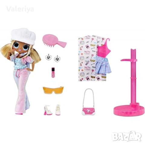 Комплект кукла L.O.L Surprise OMG Trendsetter, 20 аксесоара, снимка 3 - Кукли - 53572578