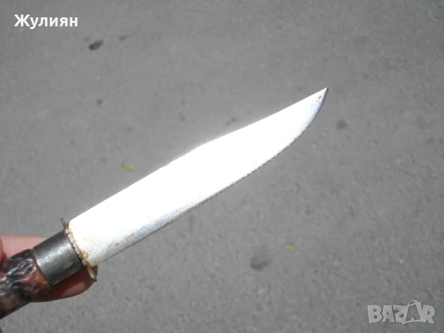 СТАР БЪЛГАРСКИ НОЖ НОЖЧЕ, снимка 4 - Антикварни и старинни предмети - 50838760