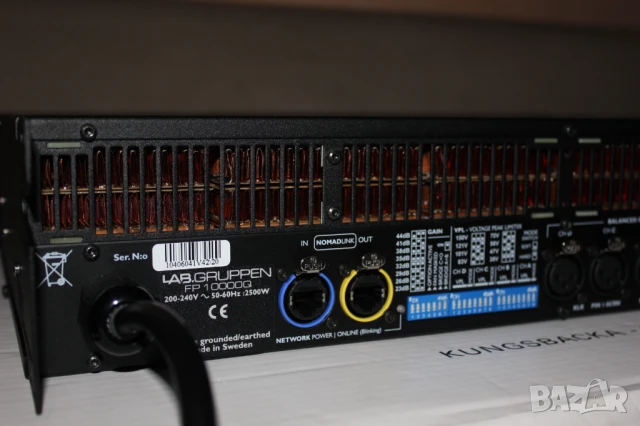 Lab Gruppen FP Series 10,000W 4-Channel Amplifier, снимка 6 - Ресийвъри, усилватели, смесителни пултове - 51272542