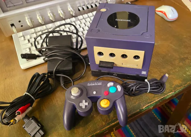 Nintendo GameCube + Gameboy Player , снимка 1 - Игри за Nintendo - 48648575