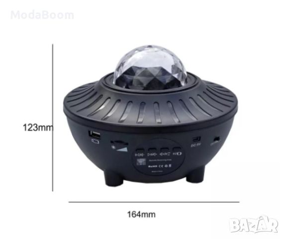 Преносима нощна лампа с Bluetooth управление и високоговорител - 10 цвята, регулируема светлина, 360, снимка 5 - Лед осветление - 46374082
