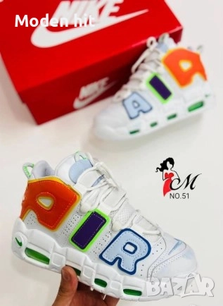 Nike Air More Uptempo дамски кецове висок клас реплика, снимка 5 - Кецове - 51662895