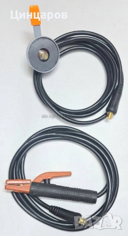Електрожен кабели 25mm² ръкохватка и магнит маса-дължина 3м. всеки, байонет 9мм , снимка 2 - Други машини и части - 53617307
