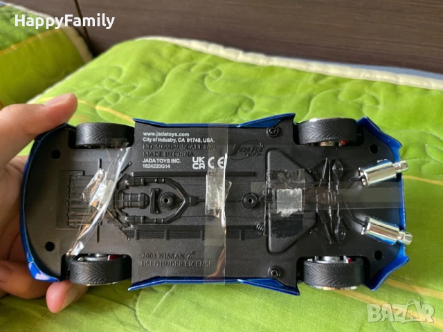 Мащабен модел Nissan 350z 1:24 Jada Toys Бързи и Яростни, снимка 4 - Колекции - 51147022