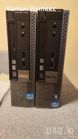 Мини Компютри DelLL 2броя  Optiplex 7010 , снимка 2 - Работни компютри - 47078342