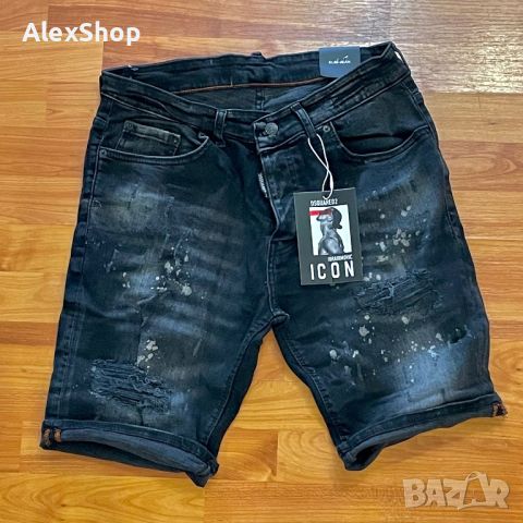 Мъжки къси дънки Dsquared Jeans , снимка 2 - Дънки - 45836155