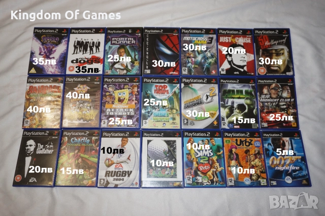 Игри за PS2 Spyro/Reservoir Dogs/Rampage/Spider-Man/Animaniacs/Portal Runner/Nicktoons/Top Trumps/
