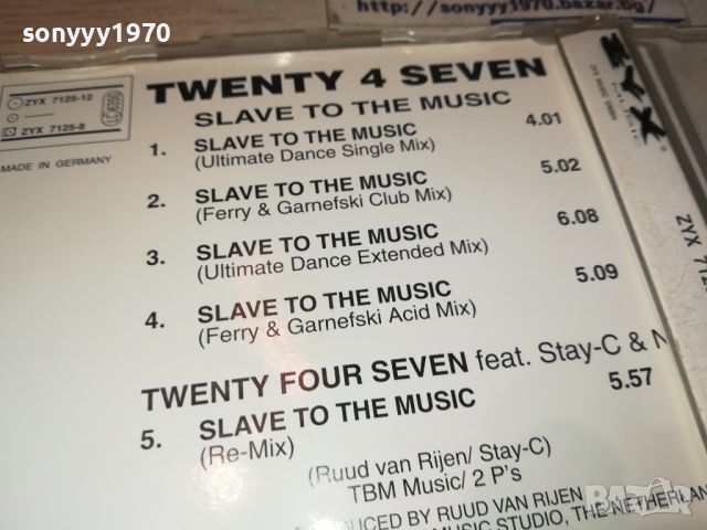 TWENTY 4 SEVEN-CD ВНОС GERMANY 0907241404, снимка 16 - CD дискове - 46523415