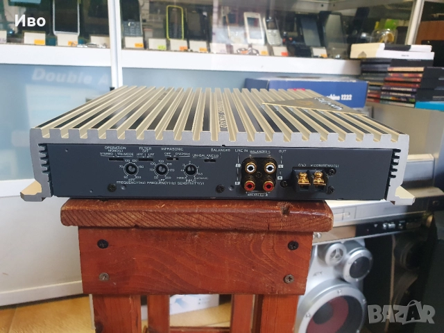 Авто усилвател Kenwood KAC-PS200T В отлично техническо и визуално състояние.  1 × 96 вата , канал 1 , снимка 5 - Аксесоари и консумативи - 52035137