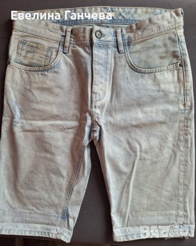 Мъжки дънкови панталонки, снимка 1 - Къси панталони - 45300825