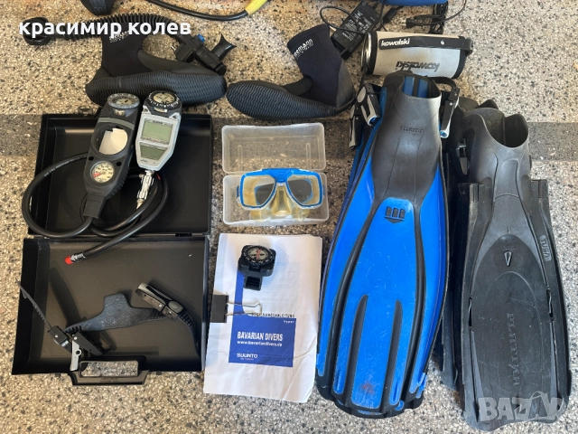 оборудване на гмуркане