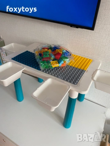 Комплект масичка, конструктор и столче - животни, снимка 10 - Конструктори - 53571016