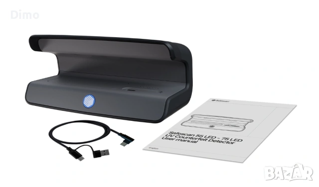 Детектор за фалшиви банкноти SAFESCAN 55 LED, снимка 4 - Друга електроника - 53119904