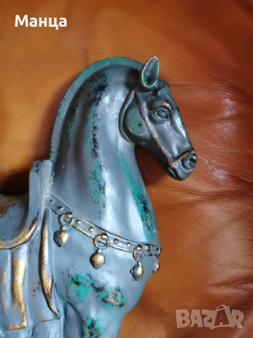 Статуетка на кон, снимка 3 - Статуетки - 52583010