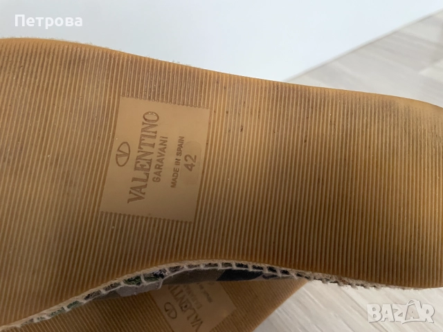 Мъжки еспадрили Valentino Garavani 42 Оригинал, снимка 7 - Мокасини - 51889572