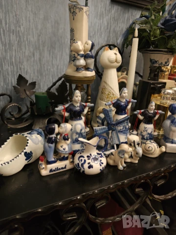 Делфт 13 броя прекрасни декорации, снимка 3 - Декорация за дома - 50660098
