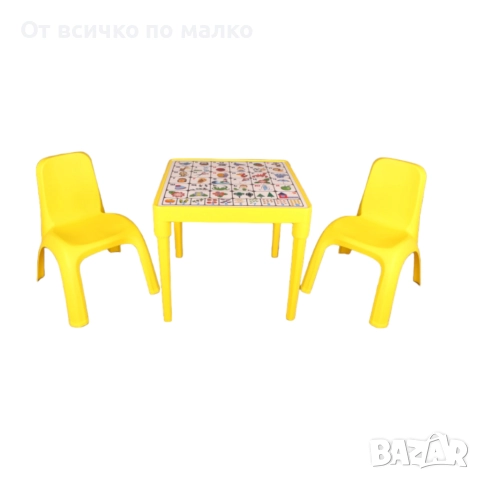 ✨Детска маса с Българската азбука и две столчета