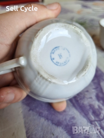 ✅БЪЛГАРСКИ ПОРЦЕЛАНОВИ ЧАШИ ЗА ЧАЙ❗, снимка 3 - Чаши - 52469554