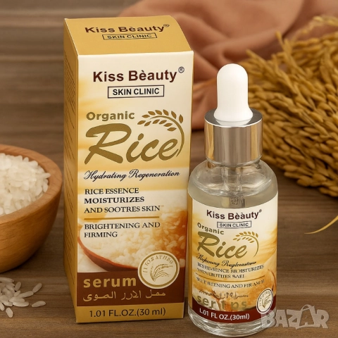 Органичен серум с оризова есенция Kiss Beauty Rice Serum, снимка 6 - Други - 51968402