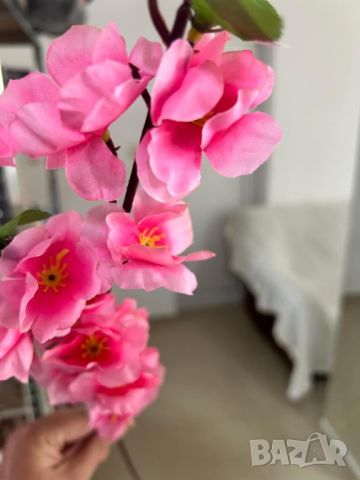 Клонки изкуствено цвете японска череша Sakura, снимка 3 - Декорация за дома - 45947350