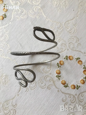 Гривна за ръка над лакътя змия, снимка 3 - Гривни - 53419018