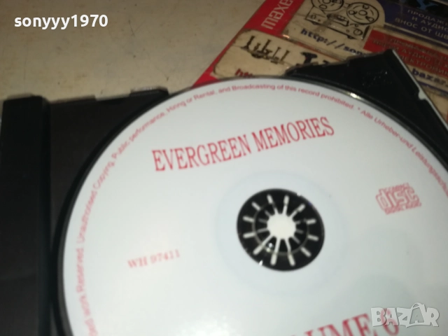 EVERGREEN MEMORIES CD 3110251915, снимка 13 - CD дискове - 52249642