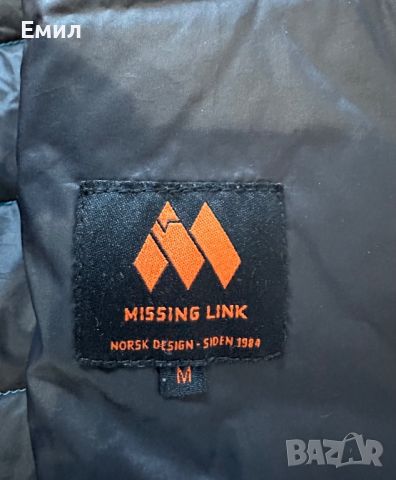 Олекотено яке Missing Link Lightweight Down Jacket, Размер М, снимка 6 - Якета - 45326509