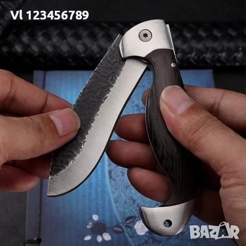 Кован сгъваем нож - Ст 65х13/Афганистан/, снимка 5 - Ножове - 53891974