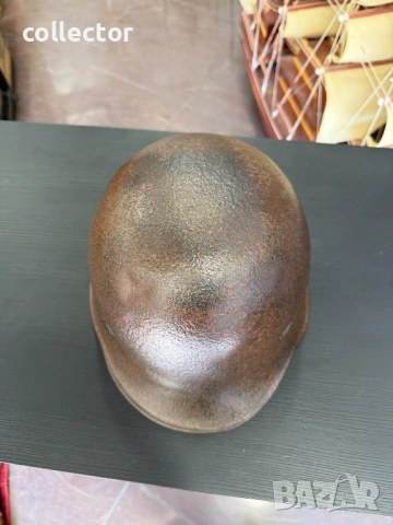 Немска полицейска/пожарникарска каска M34. №7904, снимка 5 - Антикварни и старинни предмети - 53648515