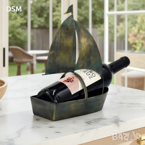 нова Метална Поставка за Бутилка  - Различни видове - Котка/Самолет/Лодка/Китара/Саксофон, снимка 3 - Други - 52358775