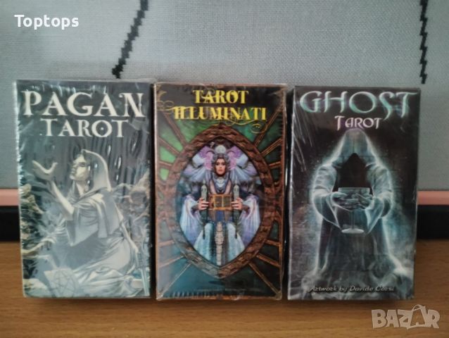 Таро карти: Tarot of Haunted House & Ghost Tarot & Illuminati Tarot, снимка 1 - Карти за игра - 34164763