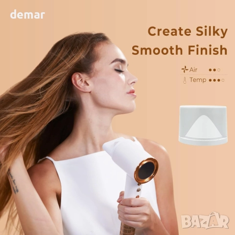 UKLISS 1400W сешоар за бързо съхнене, 110 000 оборота в минута, снимка 6 - Сешоари - 51765493