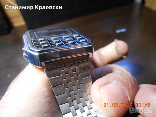 CASIO C-801 Calculator Watch - Vintage 80 for repair, снимка 12 - Други ценни предмети - 46090459