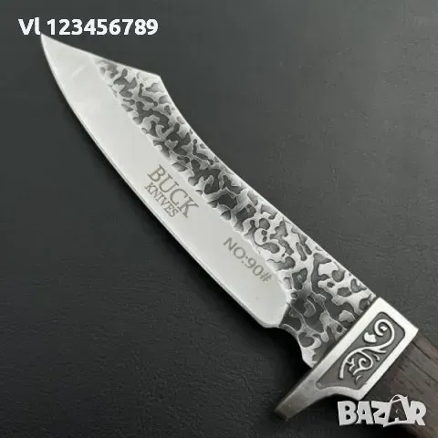 Ловен нож BUCK KNIVES 90 , 5CR13Моv, 170x300 mm, снимка 3 - Ножове - 49274926