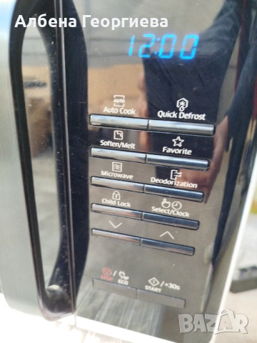 Микровълнова SAMSUNG MS23K3513AW, снимка 4 - Микровълнови - 54031620