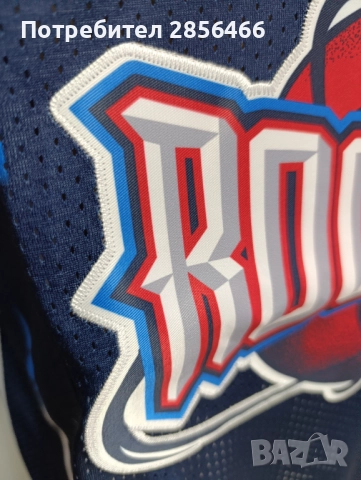 Мъжки потник Adidas Houston Rockets Hakeem Olajuwon размер XL, снимка 5 - Тениски - 52365462