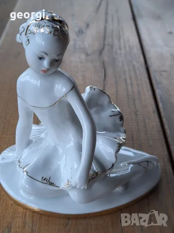 Руска порцеланова фигура балерина ЛФЗ  , снимка 1