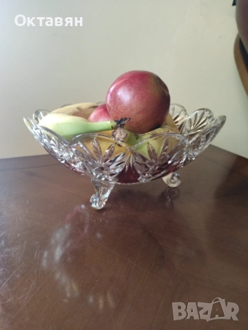 Кристална фруктиера, снимка 13 - Аксесоари за кухня - 53926225