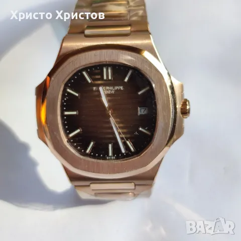 Мъжки луксозен часовник Patek Philippe 
Nautilus 5711/1R-001 ROSE GOLD , снимка 2 - Мъжки - 47337855