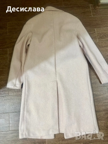 Розово палто Bershka, снимка 5 - Палта, манта - 53613475