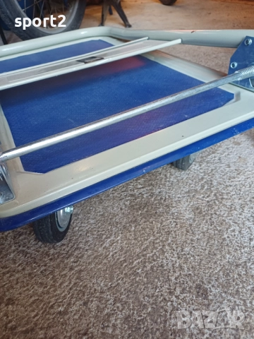 Платформена товарна количка 150 кг., снимка 2 - Друго търговско оборудване - 52939060