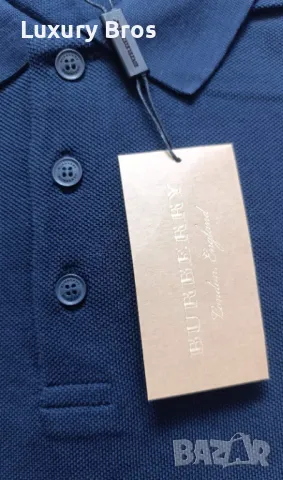 Мъжки тениски с яка Burberry, снимка 5 - Тениски - 47271191