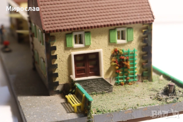 FALLER? KIBRI? VOLLMER? H0 1/87 СГРАДА КЪЩА ВАГОН ВЛАК ЖП, снимка 7 - Колекции - 53742994