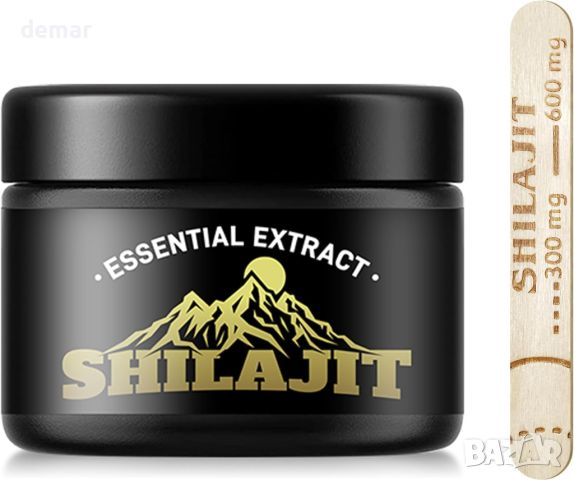 Хималайски Shilajit Blend с аюрведични билки, високи нива на фулвиева киселина, за енергия, снимка 1 - Хранителни добавки - 46651675