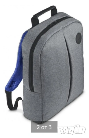 Раница за лаптоп - HAMA Genua 15.6" до 40см - Сива, снимка 2 - Лаптоп аксесоари - 54002783